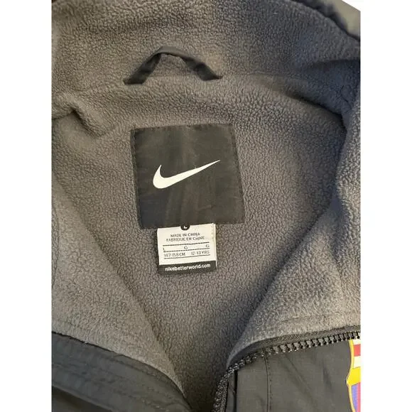 Vintage Nike FC Barcelona Training Jacket - Youth Large - Picture 3 of 4
